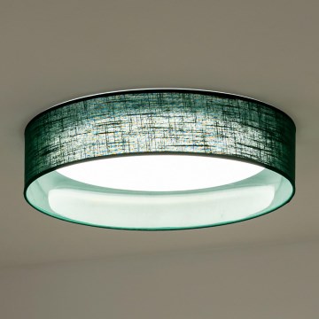 Duolla - LED taklampa ROLLER LED/24W/230V diameter 45 cm grön