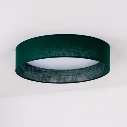 Duolla - LED taklampa ROLLER LED/24W/230V diameter 45 cm grön