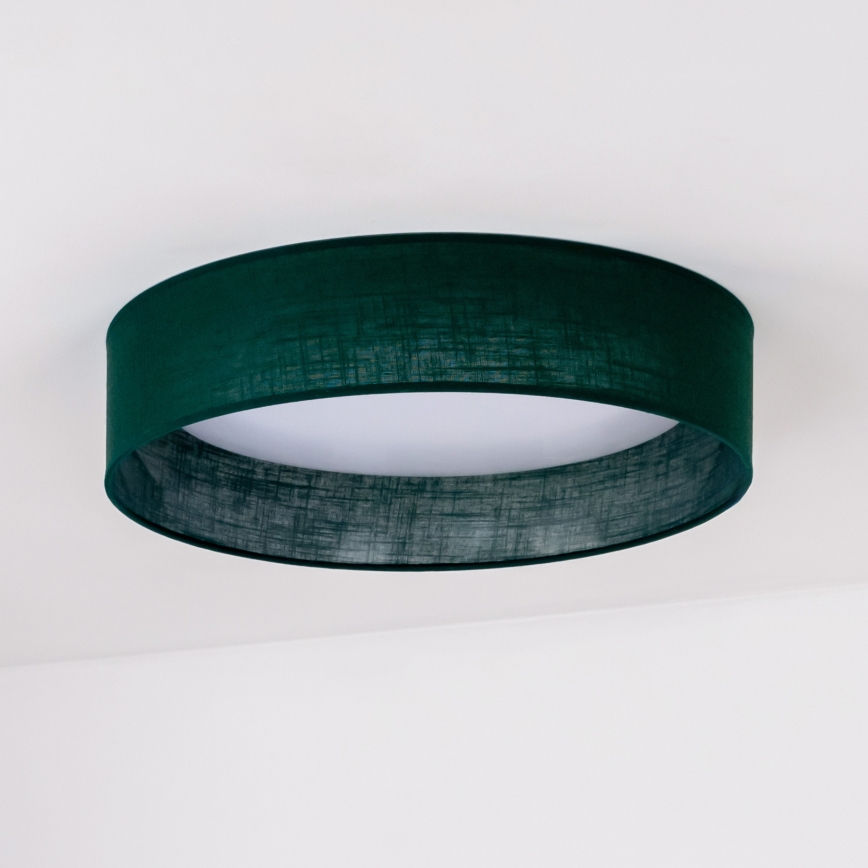Duolla - LED taklampa ROLLER LED/24W/230V diameter 45 cm grön
