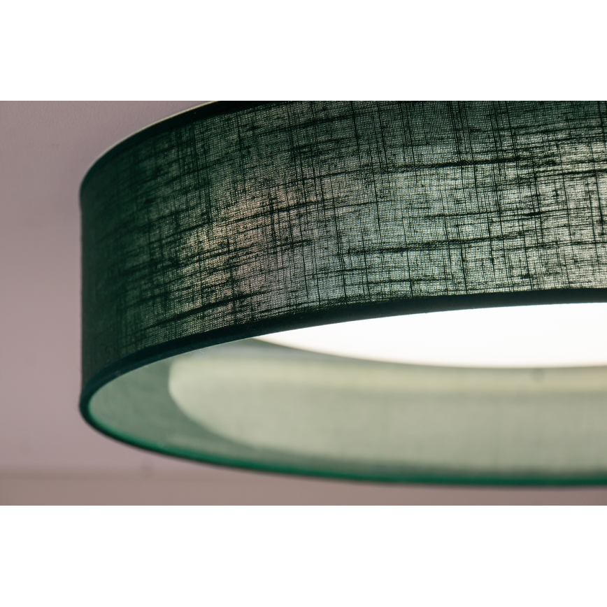 Duolla - LED taklampa ROLLER LED/24W/230V diameter 45 cm grön