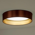 Duolla - LED taklampa ROLLER LED/24W/230V diameter 45 cm koppar/guld