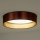 Duolla - LED taklampa ROLLER LED/24W/230V diameter 45 cm koppar/guld