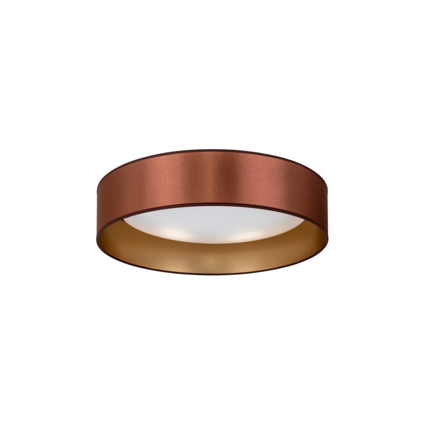 Duolla - LED taklampa ROLLER LED/24W/230V diameter 45 cm koppar/guld