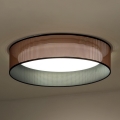 Duolla - LED taklampa ROLLER LED/24W/230V diameter 45 cm koppar/svart