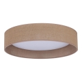 Duolla - LED taklampa ROLLER LED/24W/230V diameter 45 cm ljusbrun