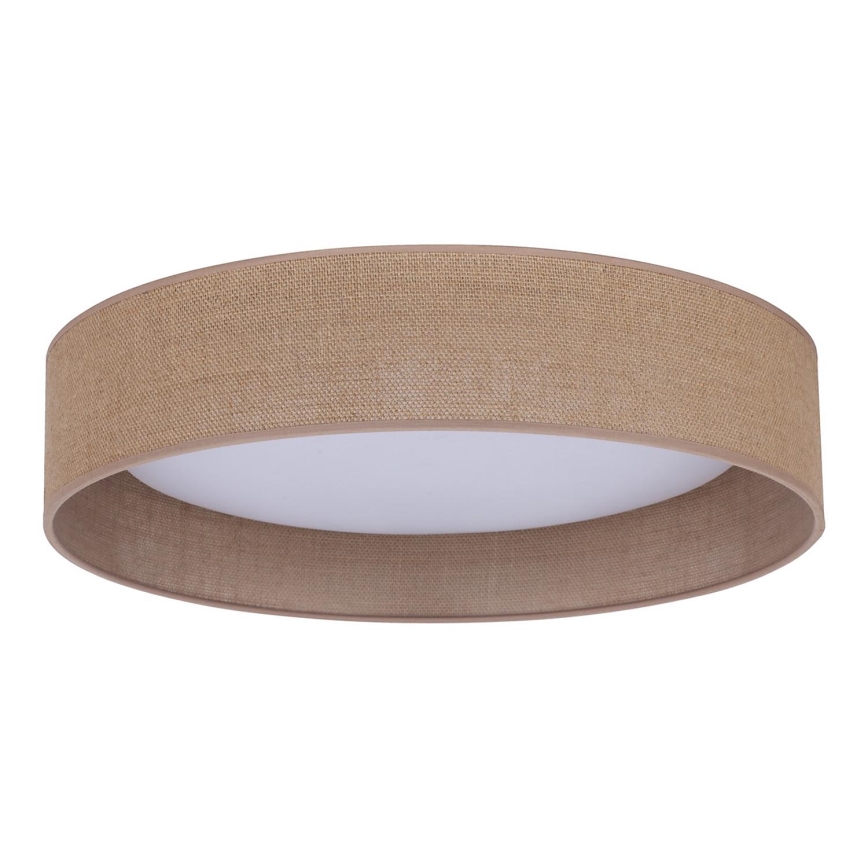Duolla - LED taklampa ROLLER LED/24W/230V diameter 45 cm ljusbrun