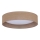 Duolla - LED taklampa ROLLER LED/24W/230V diameter 45 cm ljusbrun
