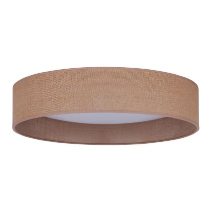 Duolla - LED taklampa ROLLER LED/24W/230V diameter 45 cm ljusbrun