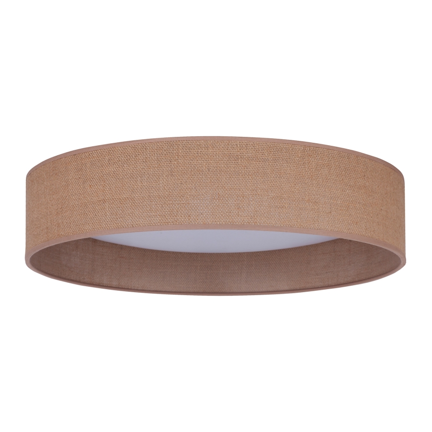 Duolla - LED taklampa ROLLER LED/24W/230V diameter 45 cm ljusbrun