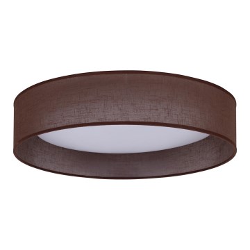 Duolla - LED taklampa ROLLER LED/24W/230V diameter 45 cm mörkbrun