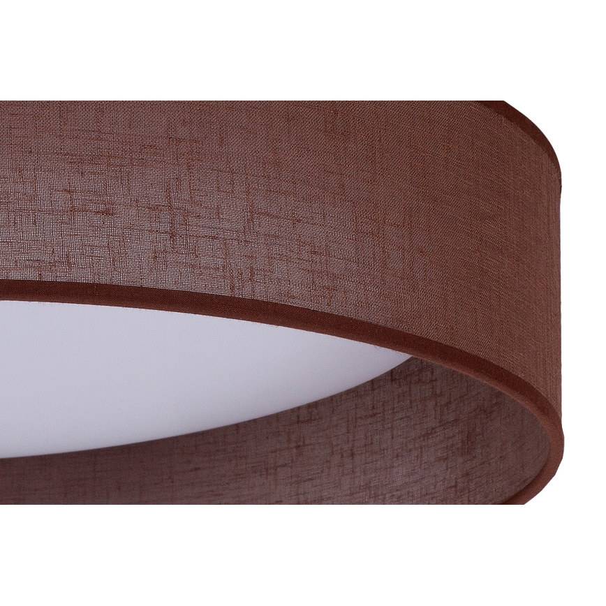 Duolla - LED taklampa ROLLER LED/24W/230V diameter 45 cm mörkbrun