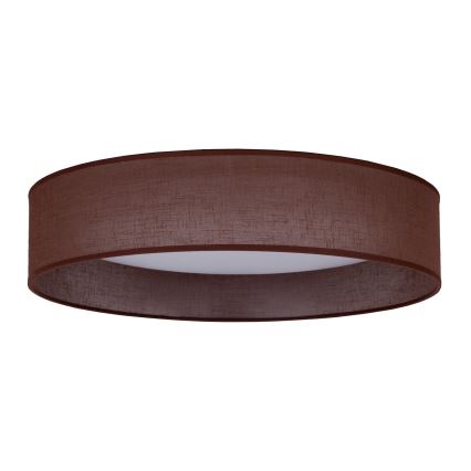 Duolla - LED taklampa ROLLER LED/24W/230V diameter 45 cm mörkbrun