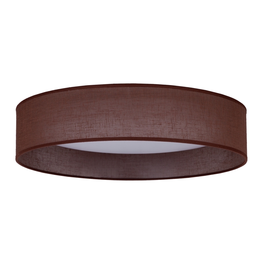 Duolla - LED taklampa ROLLER LED/24W/230V diameter 45 cm mörkbrun