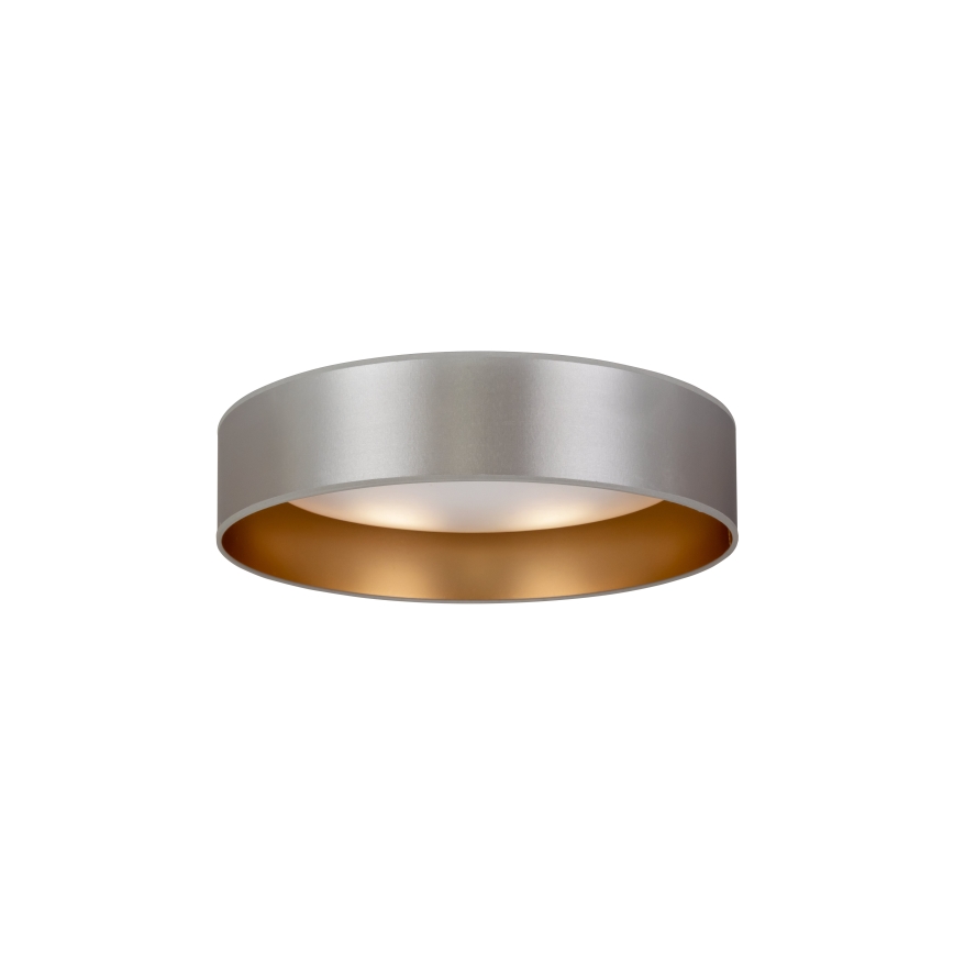 Duolla - LED taklampa ROLLER LED/24W/230V diameter 45 cm silver/guld