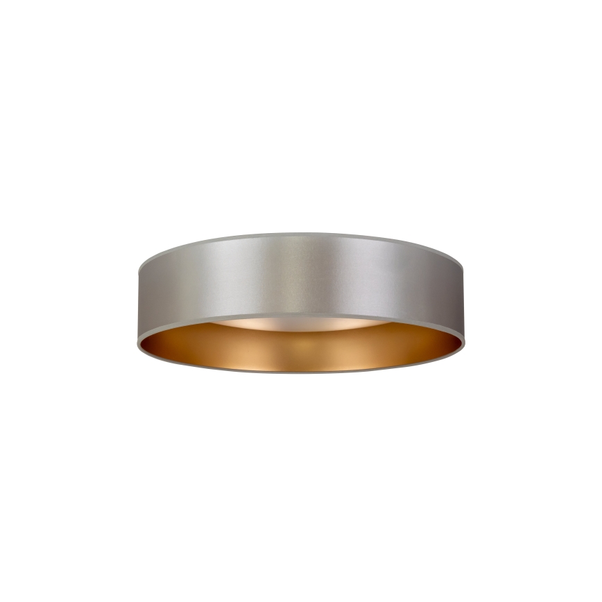 Duolla - LED taklampa ROLLER LED/24W/230V diameter 45 cm silver/guld
