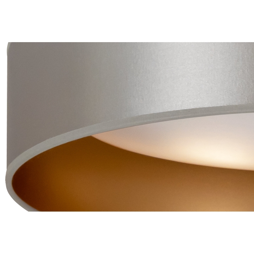 Duolla - LED taklampa ROLLER LED/24W/230V diameter 45 cm silver/guld