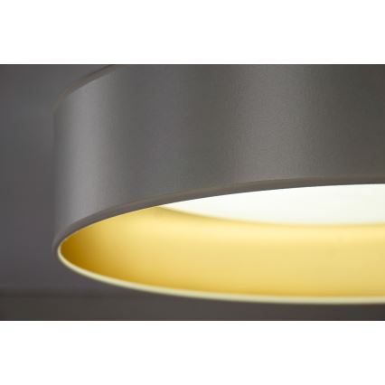 Duolla - LED taklampa ROLLER LED/24W/230V diameter 45 cm silver/guld