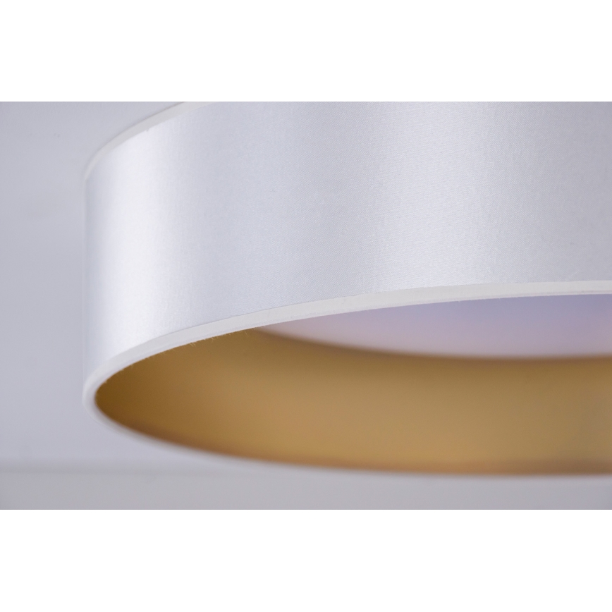 Duolla - LED taklampa ROLLER LED/24W/230V diameter 45 cm silver/guld