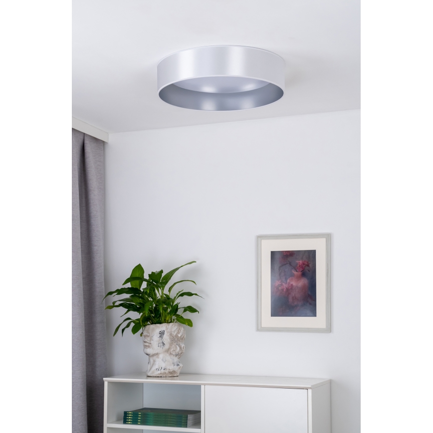 Duolla - LED taklampa ROLLER LED/24W/230V diameter 45 cm silver