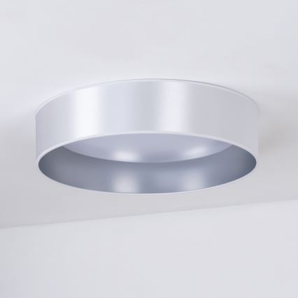 Duolla - LED taklampa ROLLER LED/24W/230V diameter 45 cm silver