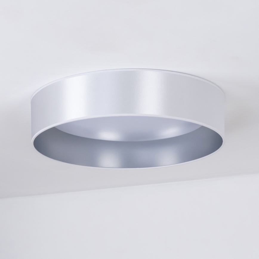 Duolla - LED taklampa ROLLER LED/24W/230V diameter 45 cm silver