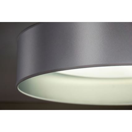 Duolla - LED taklampa ROLLER LED/24W/230V diameter 45 cm silver