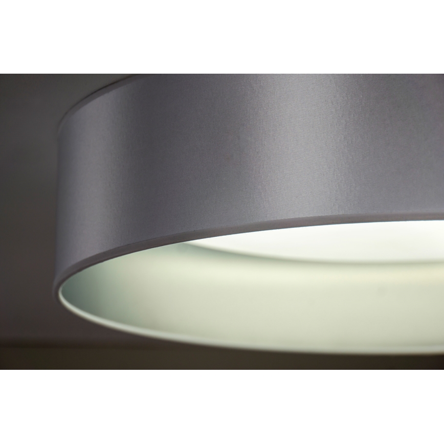 Duolla - LED taklampa ROLLER LED/24W/230V diameter 45 cm silver