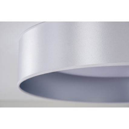 Duolla - LED taklampa ROLLER LED/24W/230V diameter 45 cm silver