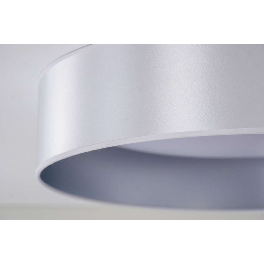 Duolla - LED taklampa ROLLER LED/24W/230V diameter 45 cm silver