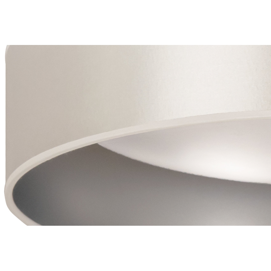 Duolla - LED taklampa ROLLER LED/24W/230V diameter 45 cm silver