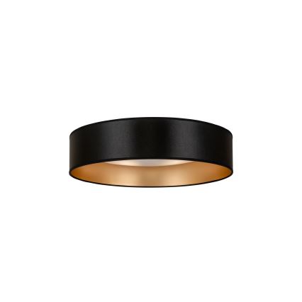 Duolla - LED taklampa ROLLER LED/24W/230V diameter 45 cm svart/guld