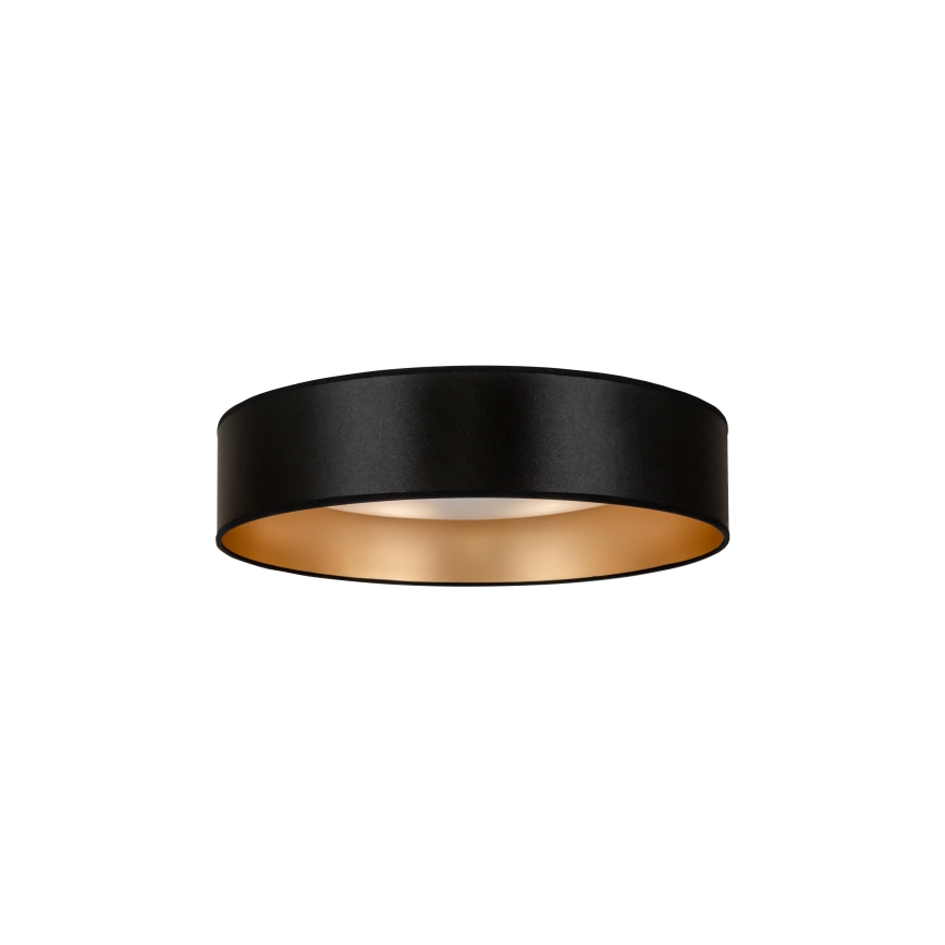 Duolla - LED taklampa ROLLER LED/24W/230V diameter 45 cm svart/guld