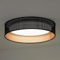 Duolla - LED taklampa ROLLER LED/24W/230V diameter 45 cm svart/koppar