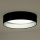 Duolla - LED taklampa ROLLER LED/24W/230V diameter 45 cm svart/silver