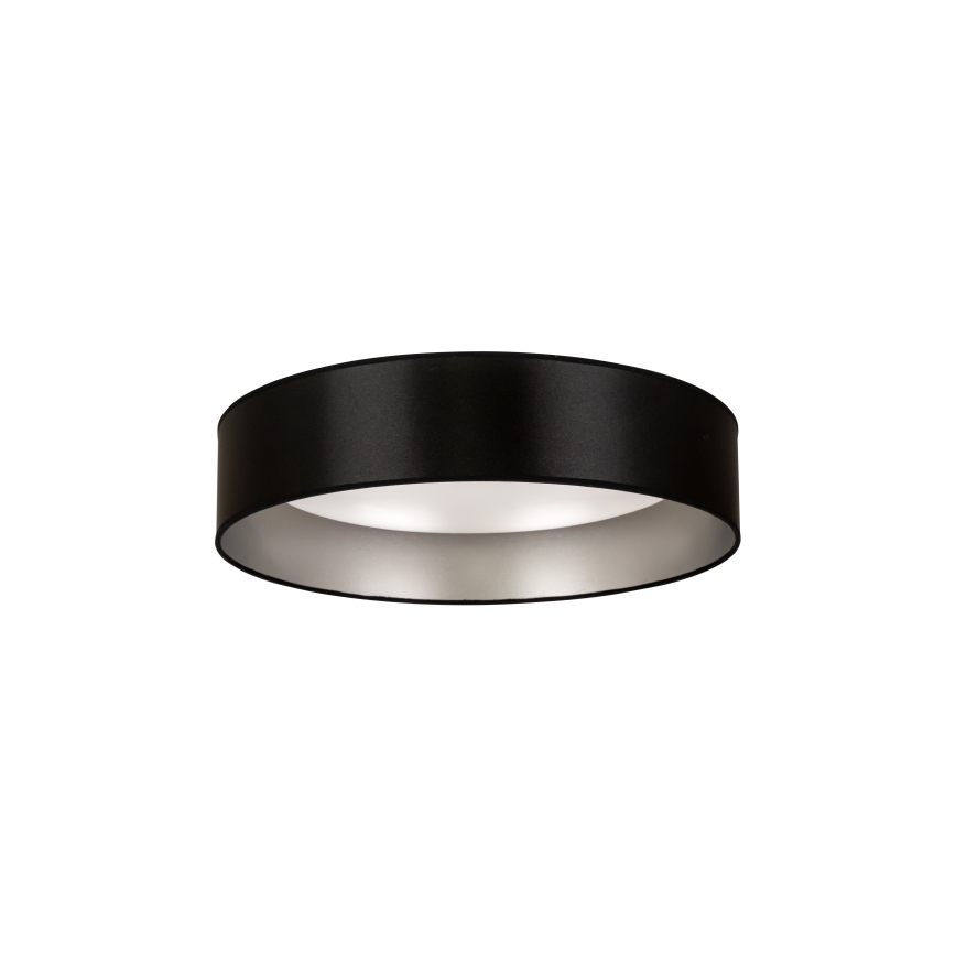 Duolla - LED taklampa ROLLER LED/24W/230V diameter 45 cm svart/silver