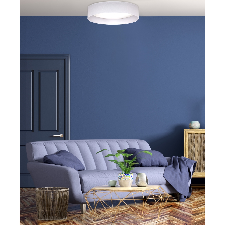Duolla - LED taklampa ROLLER LED/24W/230V diameter 45 cm vit