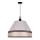 Duolla - Ljuskrona med textilsladd AVIGNON 1xE27/15W/230V diameter 50 cm beige
