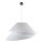 Duolla - Ljuskrona med textilsladd COCO 1xE27/40W/230V diameter 50 cm vit