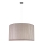 Duolla - Ljuskrona med textilsladd KENT 1xE27/40W/230V diameter 45 cm grå