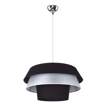 Duolla - Ljuskrona med textilsladd LOTOS 1xE27/40W/230V diameter 55 cm