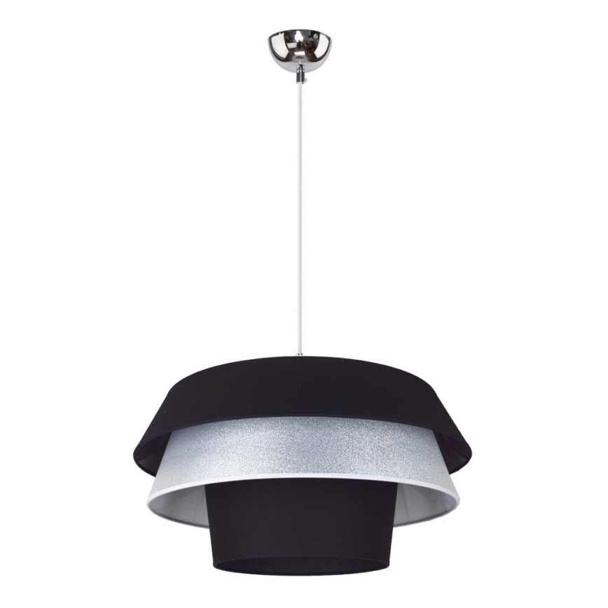 Duolla - Ljuskrona med textilsladd LOTOS 1xE27/40W/230V diameter 55 cm
