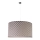 Duolla - Ljuskrona med textilsladd MAROKO 1xE27/40W/230V diameter 45 cm grå