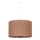 Duolla - Ljuskrona med textilsladd ROLLER 1xE27/15W/230V diameter 40 cm brun