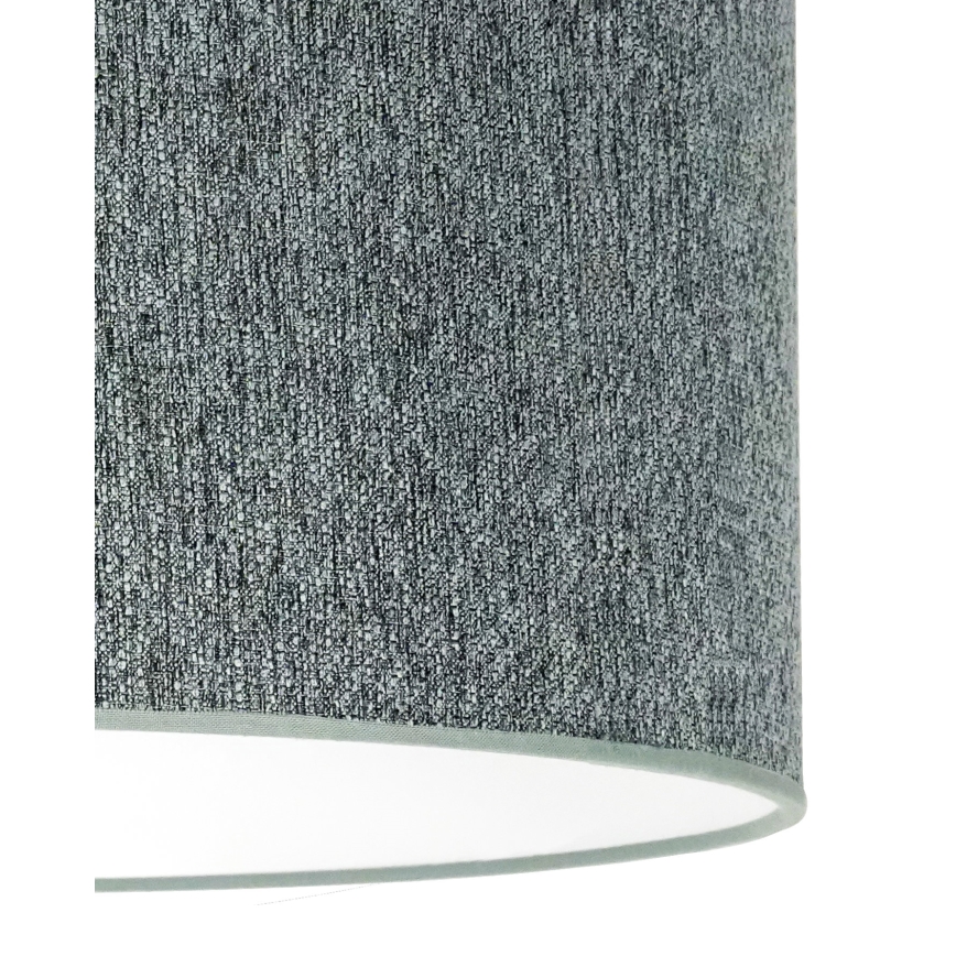Duolla - Ljuskrona med textilsladd ROLLER ECO RECYCLING 1xE27/15W/230V diameter 45 cm grön