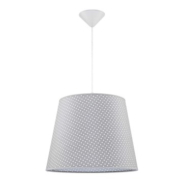 Duolla - Ljuskrona med textilsladd ROMANTIC 1xE27/40W/230V diameter 38 cm