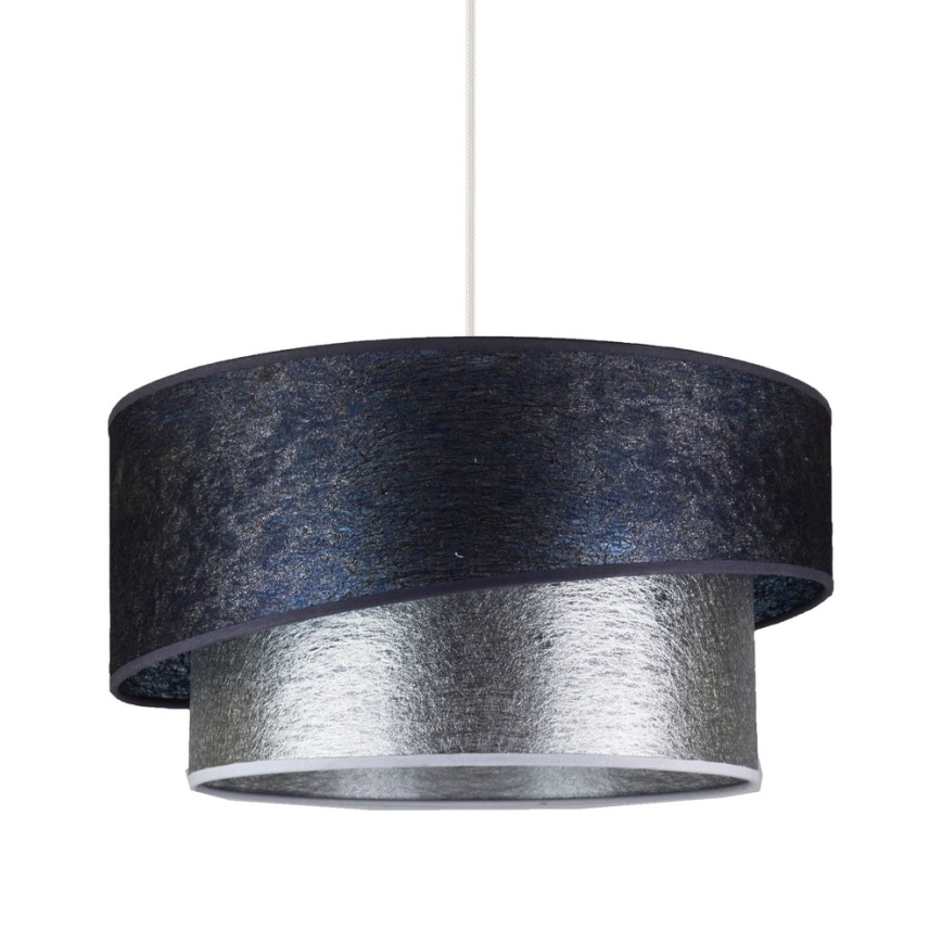 Duolla - Ljuskrona med textilsladd SHINE 1xE27/40W/230V diameter 45 cm