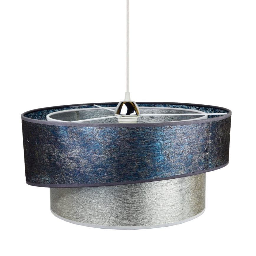 Duolla - Ljuskrona med textilsladd SHINE 1xE27/40W/230V diameter 45 cm