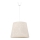 Duolla - Ljuskrona med textilsladd SOPRANO 1xE27/40W/230V diameter 38 cm beige
