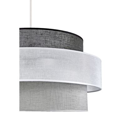 Duolla - Ljuskrona med textilsladd SPACE 1xE27/40W/230V diameter 50 cm