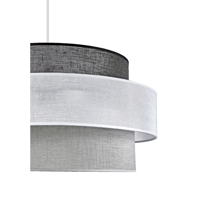 Duolla - Ljuskrona med textilsladd SPACE 1xE27/40W/230V diameter 50 cm